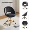 Hector Modern Velvet  Ergonomic Swivel Office Desk Chair with Adjustable Height | Karat Home - 4 of 4
