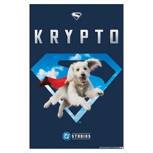 Trends International DC Studios Superman (2025) - Krypto Framed Wall Poster Prints - 1 of 4