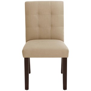 Adrienne Dining Chair Linen Sandstone - Skyline Furniture, Brown