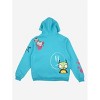 Invader Zim Gir & Zim Long Sleeve Blue Zip-Up Hoodie - 2 of 4