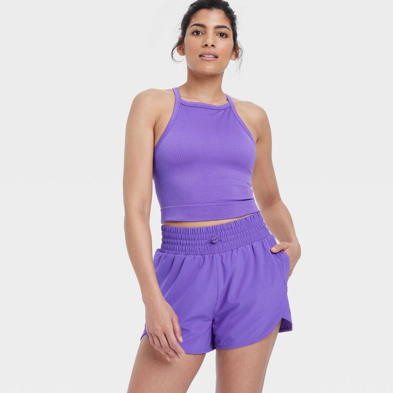 Women's Flex Woven High-Rise Shorts 3" - All In Motion™, 6 of 13