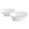 Ultra by Gibson 2 Piece 46oz Tempered Opal Glass Serving Bowl Set in White Shadow - image 3 of 4