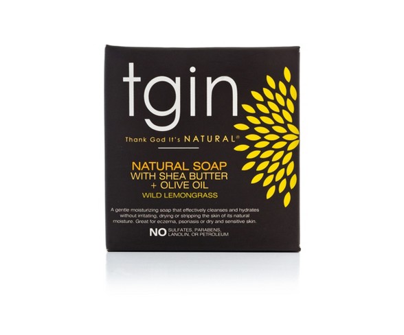 TGIN Natural Soap With Shea Butter + Olive Oil Wild Lemongrass Soap - 4oz