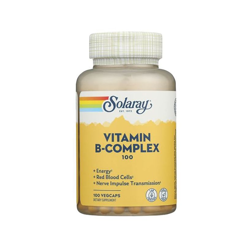 Solaray Vitamin B-Complex 100 mg Capsule 100ct, 1 of 4