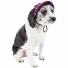 Pet Life Sea Spot Sun UV Protectant Adjustable Fashion Mesh Brimmed Dog Hat Cap, LG, Black - 3 of 3