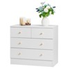 Karl Home 4-Drawer White Particle Board 25.98in. W Chest of Drawer - 4 of 4