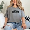 Simply Sage Market Women's Embroidered Homebody Short Sleeve Garment Dyed Tee - 2 of 3