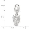 Black Bow Jewelry Sterling Silver North Carolina State Wolfpack NCAA Bead Charm - 3 of 4