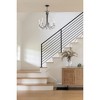 Crystorama Lighting Karrington 8 - Light Chandelier in  Matte Black - 2 of 4