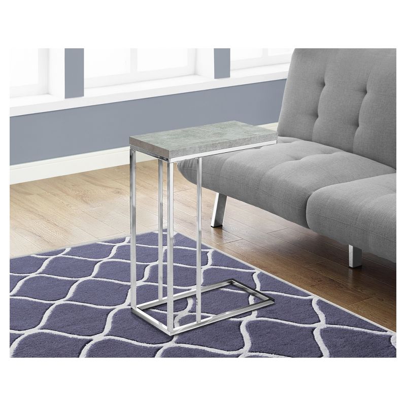 C Shape Metal Accent Table - EveryRoom, 3 of 8
