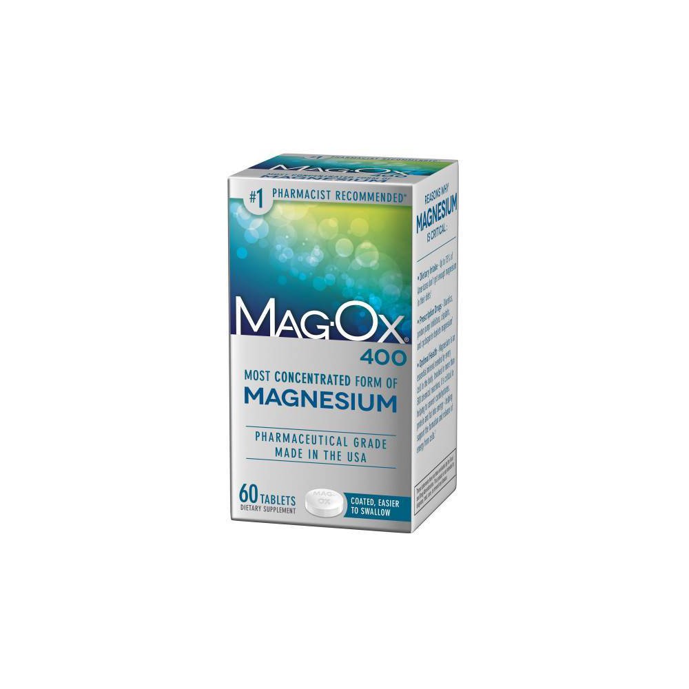 Photos - Vitamins & Minerals Mag-Ox 400mg Magnesium Oxide Tablets - 60ct