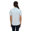 Canada Weather Gear Women's Short Sleeve 4-Pocket Button-Up Shirt – Lightweight Utility Collared Top with Chest, Side Seam Pockets - 2 of 4