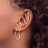 Black Bow Jewelry 1.5mm x 26mm 14k Yellow Gold Polished Round Endless Hoop Earrings - 3 of 4