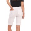 Rekucci Women's Iconic Comfort Stretch 5 Pocket Bermuda Shorts with Zipper Closure – Classic Chic Fit - 3 of 3