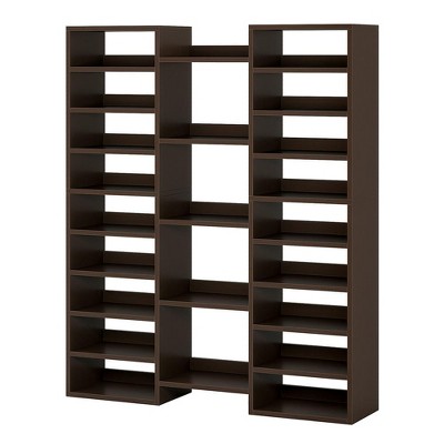 Resenkos Freestanding Shoe Storage Organizer Unit, Wooden Storage Shelf Shoe Rack with 23 Shelves,