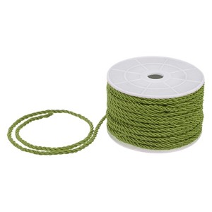 Unique Bargains Soft Polyester Twisted Silk Decorative Craft Cord Trim Cord Rope 22 Yards 1 Pc - 1 of 4