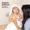 KeaBabies PlayPals Baby Towels with Hood for Girls, Boys, 100% Organic Soft Cotton Hooded Bath Towels for Newborn, Kids - 4 of 4