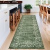 Flower Print Carpet Washable Area Rug Low Pile Soft Carpet Foldable Indoor Carpet - 4 of 4
