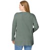Woman Within Plus Size Two-Pocket Ribbed Cardigan - 3 of 4