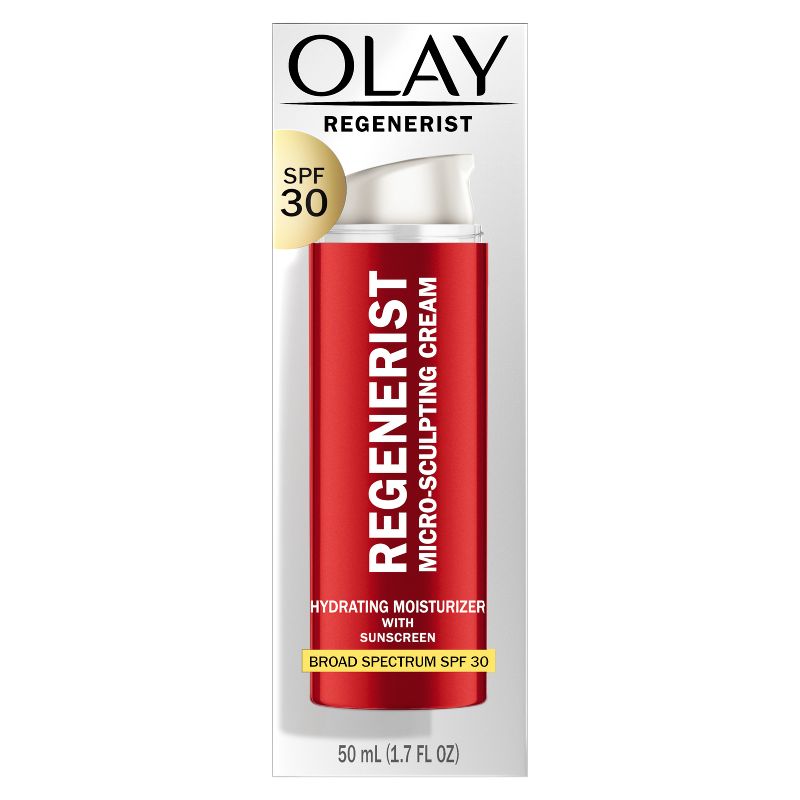 Olay Regenerist Micro-Sculpting Cream Face Moisturizer with Sunscreen Broad Spectrum - SPF 30 - 1.7 fl oz, 3 of 10
