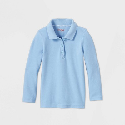 toddler girl long sleeve polo shirts