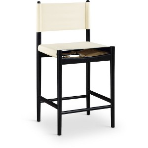 Meridian Furniture,Rawlins Vegan Leather Upholstered Counter Stool - 1 of 4