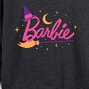 Women's - Barbie - Barbie Halloween Art Lightweight French Terry Wide Neck Long Sleeve Shirt - 2 of 4