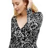 Women's Long Sleeve Midi Sea Spots Black Wrap Dress - DVF for Target - 4 of 4