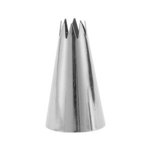 Unique Bargains Piping Tip Stainless Steel Silver Tone 0.7"x1.3" 1 Pcs - 1 of 3