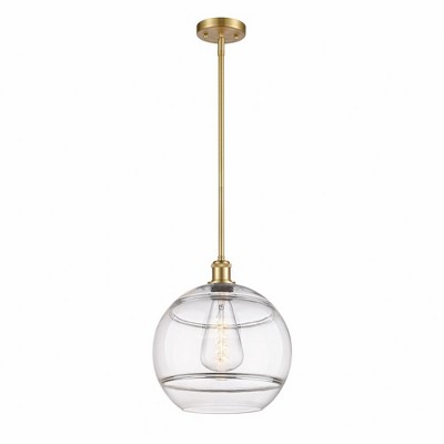 Rochester - 1 Light Stem Hung Mini Pendant In Industrial Style-13.38 Inches Tall and 12 Inches Wide