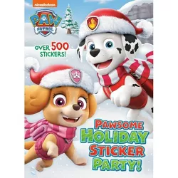 Pawsome Holiday Sticker Party! (Paw Patrol) - by  Golden Books (Paperback)