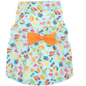 The Worthy Dog Life's a Beach Adjustable Pet Dress - 1 of 3