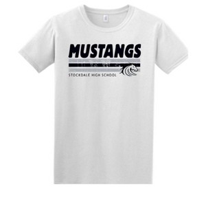 Adult Stockdale High School Mustangs Name & Graphic Essential Soft T ...
