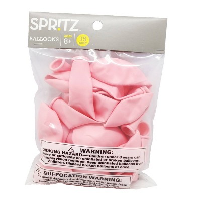 15ct Light Pink Balloons - Spritz™