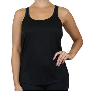 Galaxy By Harvic Women's Moisture Wicking Racerback Tanks - 1 of 2