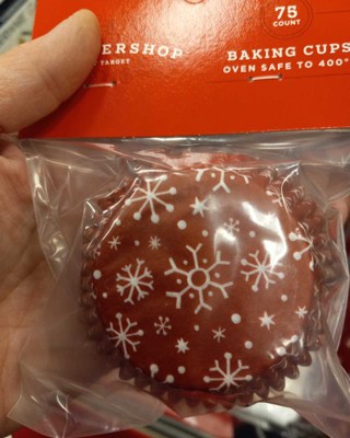 75pk Christmas Festive Baking Cups - Wondershop™ : Target