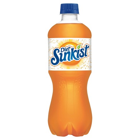 Diet Sunkist Orange Soda - 20 Fl Oz Bottles : Target