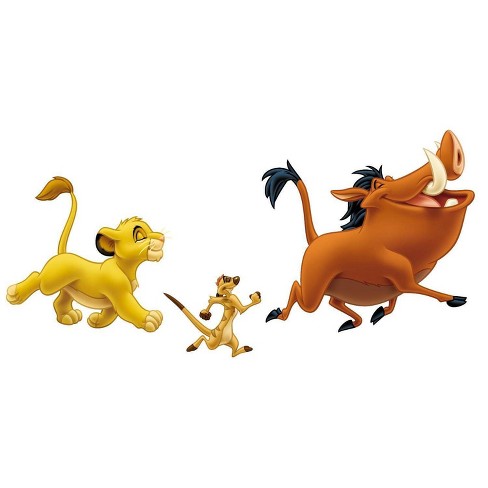 The Lion King L And Stick Giant Wall Decal Target - Disney Lion King Wall Stickers