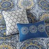 NicBex 6-Piece Bedding Comforter Sets, Bedding Set with Embroidery and Pleating Details Reversible Quilt Set with Throw Pillows, Machine Washable - 2 of 4