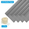 Unique Bargains Decorative Elegant Waterproof Matte Gift Wrap Paper with Ribbon 1 Set - 3 of 4