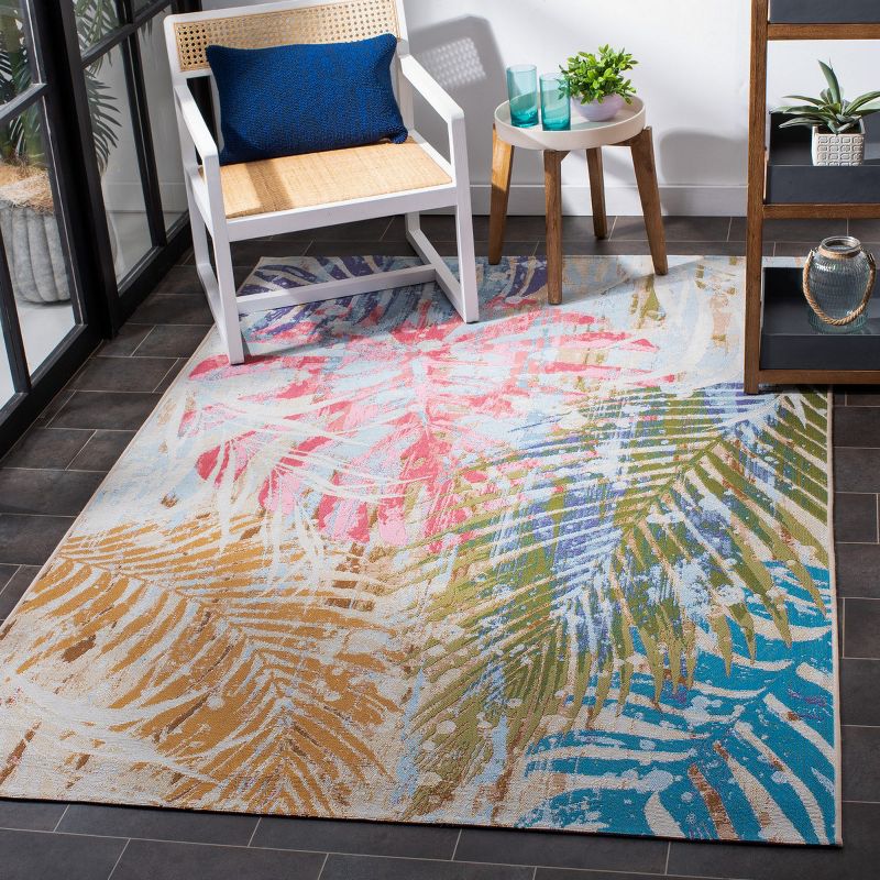 Summer SMR487 Power Loomed Indoor and Outdoor Area Rug  - Safavieh, 3 of 8