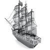 Model Kit Black Pearl Ship (Moderate Difficulty) Steel Model Kit by Metal Earth - 3 of 4