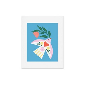 Deny Designs Melissa Donne Botanical Bird Art Print - 1 of 4