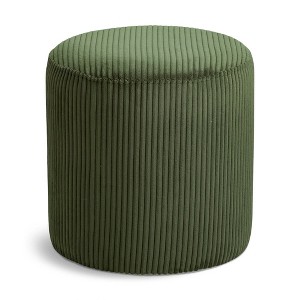 Meridian Furniture,Roy Microsuede Fabric Ottoman/Stool - 1 of 4