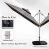 Okak Patio Umbrella with Center Pole, Outdoor Umbrella with Heavy-Duty 6 Rids, Parasol Umbrella for Backyard, Garden, Poolside - 2 of 4