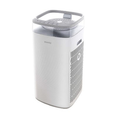 White Energy Star HEPA Filter Air Purifier for Large Rooms