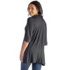 Womens Open Front Elbow Length Sleeve Cardigan - 24seven Comfort Apparel™ - 3 of 4