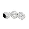Unique Bargains Valve Stem Caps Handmade Faux Crystal Rhinestone Universal Auto Car Tire Valve Caps Chrome Dustproof Bling 4 Pcs - 4 of 4