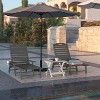 Flash Furniture Monterey Set of 2 Adjustable Adirondack Loungers with Cup Holders- All-Weather Indoor/Outdoor HDPE Lounge Chairs - 4 of 4