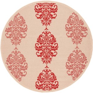 Courtyard CY2720 UV & Stain Resistant Non-Shedding Power Loomed Indoor/Outdoor Rugs - Safavieh - 1 of 4